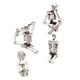 thumbnail image 3 of 4pcs Skeleton Bones Decoraciones de Halloween Festival Decoraciones Fiesta Decoraciones, 3 of 6