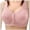 Pink, variant on Bras for Women Women's Wireless Seamless Matte Mini Rib Bra Pink 36