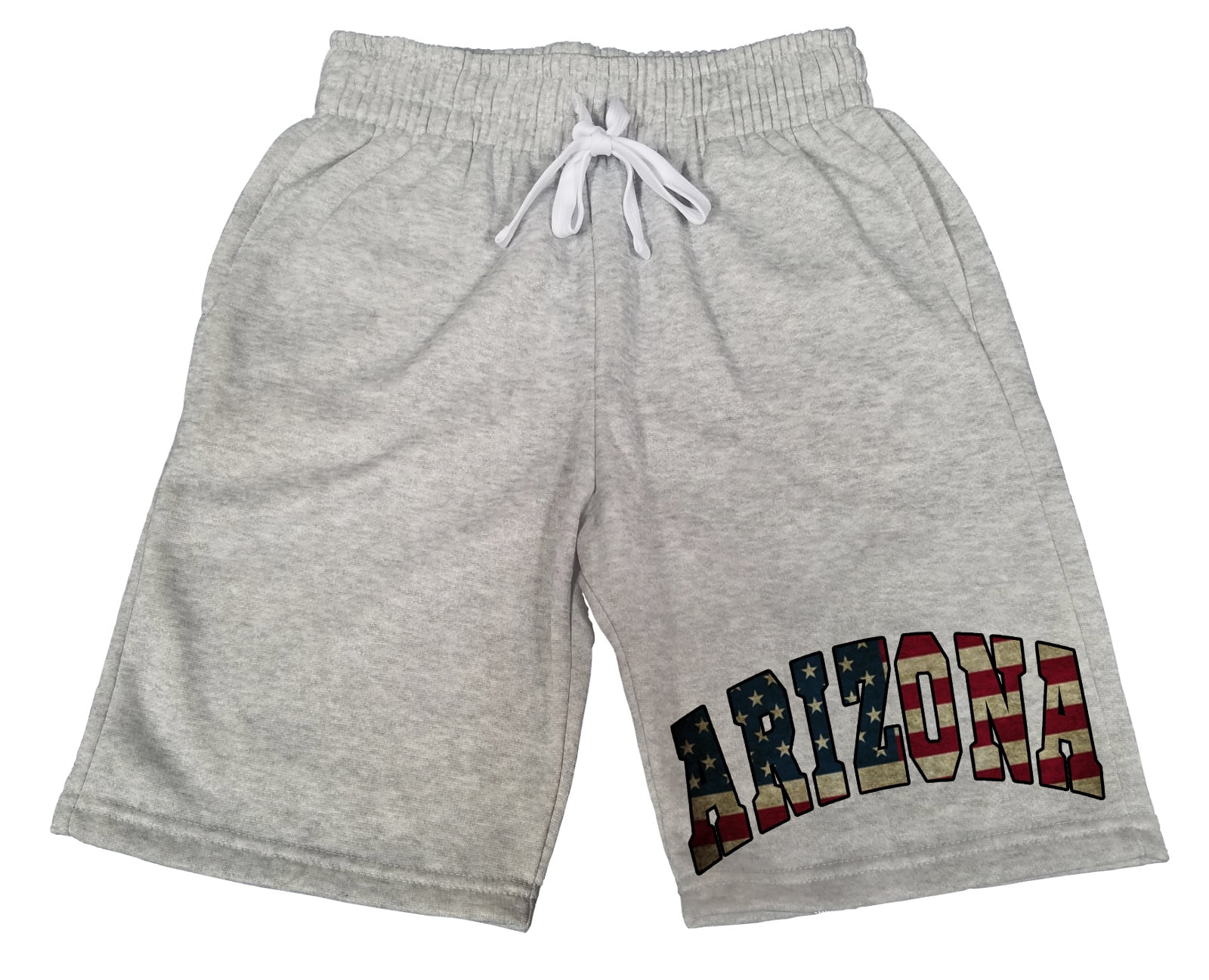 Men's Arizona USA Flag B1548 Gray 