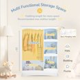 thumbnail image 4 of Curipeer Kids Dress up Storage with Flower Mirror, Kids Wardrobe Armoire for Bedroom - White, 4 of 9