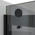 thumbnail image 2 of DreamLine Sapphire-V 44-48 in. W x 76 in. H Bypass Shower Door in Satin Black and Gray Glass, 2 of 5