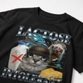 thumbnail image 4 of Lactose Intolerant Cat Graphic T-Shirt, Unisex Funny Dairy Humor Tee, 4 of 9