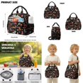 thumbnail image 5 of DISNIMO Dogs Floral Printed School Backpack for Kids Boys, 3pcs Backpack Set with Lunch Box & Pencil Pouch, Large 17 Inch Bookbag Travel Daypack for Elementary Primary Middle School Students, 5 of 7