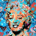 thumbnail image 4 of Stephen Chambers 15x15 White Modern Wood Framed Wall Art Titled - Marilyn All Of My Love, 4 of 6