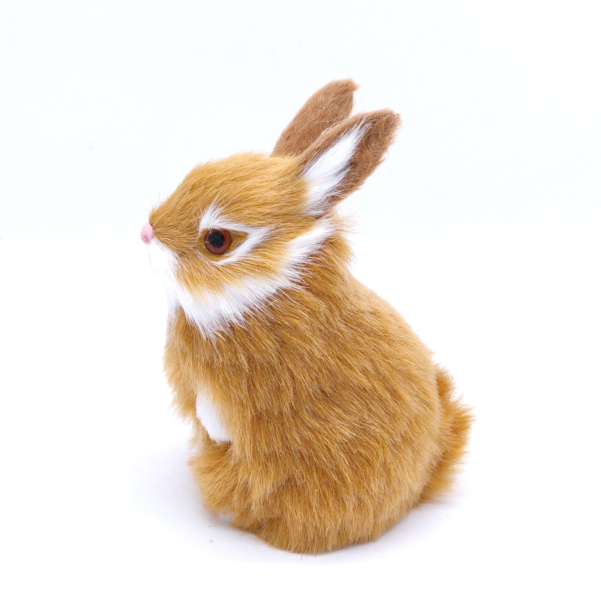 Easter Bunny Rabbit Faux Fur Ornament 