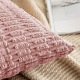 thumbnail image 2 of Wehilion Pack of 2 Corduroy Decorative Throw Pillow Covers Soft Boho Striped Pillow Covers Modern Farmhouse Christmas Home Decor for Sofa Living Room Couch Bed, 2 of 6