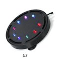 thumbnail image 2 of Matsuzay Tanque de peces bajo el agua LED que brilla en la oscuridad acuario 12LED lámpara de burbujas que cambia la luz sumergible impermeable Iluminación novedosa, 2 of 6