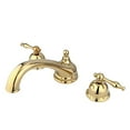 thumbnail image 2 of Kingston Brass KS3352NL 8 Inch -18 Inch Widespread Roman Tub Filler - Polished Brass, 2 of 4