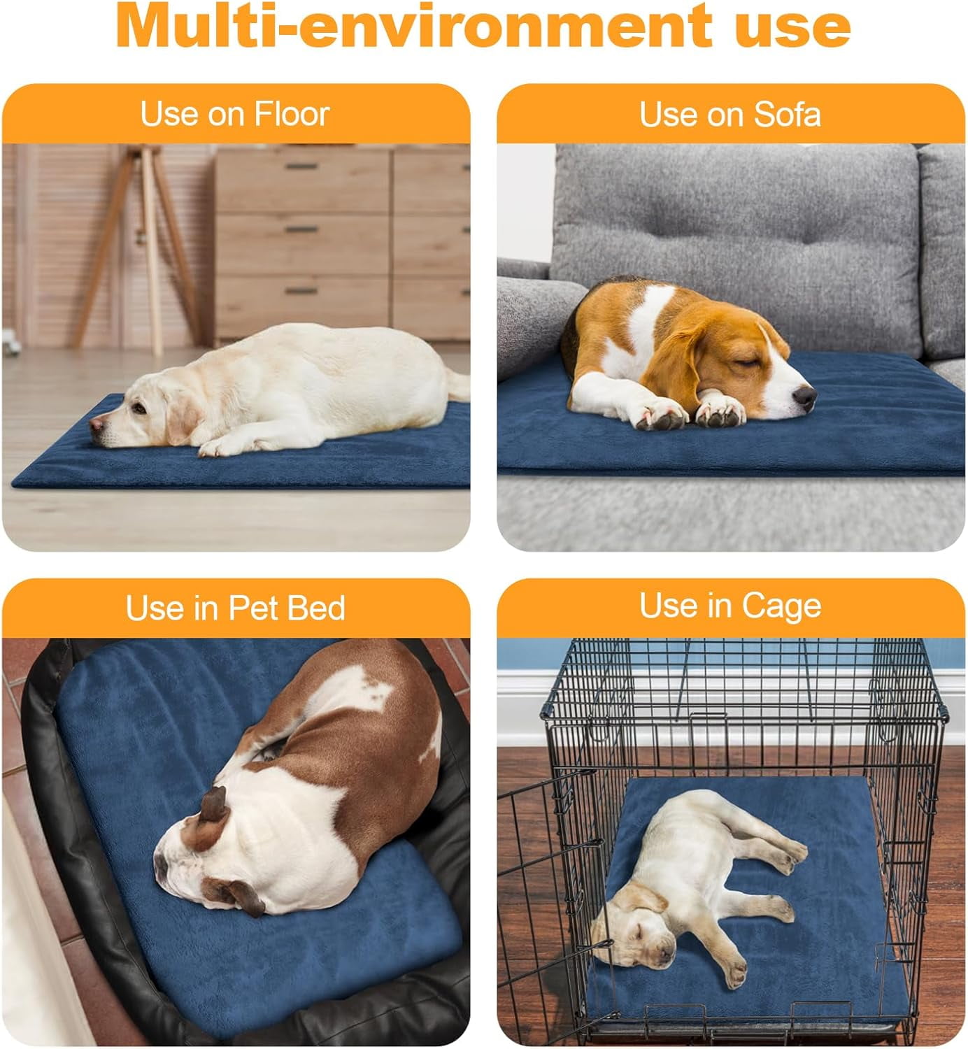 EVER BETTER Cat and dog pet heating pad, 100% waterproof outdoor cat heating pad, multiple sizes of external electric hot dog mattress blanket puppy advanced dog house heater, used for help box