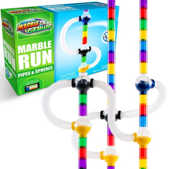 Juego de accesorios Marble Run Marble Genius, 10 piezas en total