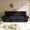 Black, variant on 94.5" King Size Pull Out Sofa Bed, 3-in-1 Convertible Sleeper Sofa, Corduroy Bed for Living Room,Camel