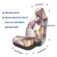 thumbnail image 2 of Lsque Sea Shells Pattern Car Seat Covers for Front Seats , Waterproof Seat Covers for Cars, Sporty Front Seat Covers,Car Seat Cover Protector Front Seats, 2 of 5