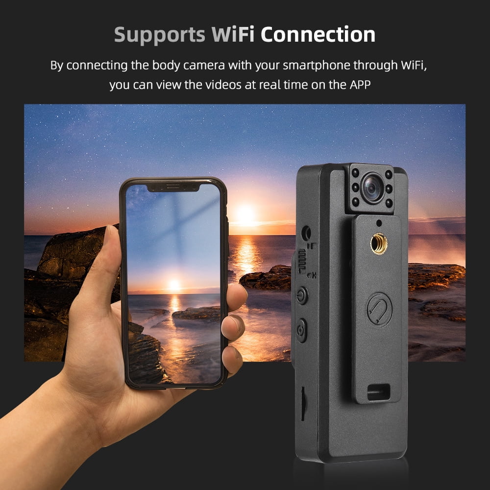 Camcorder,Video Wifi Vision Clip Law And Video Lens Vision With Audio Camera With Audio And Vision Clip Cam Wifi Body Camera Rotatable Lens With 180° Rotatable Vision Law 180° 4k Law