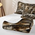 thumbnail image 4 of Erosebridal 3D Bear Print Twin Quilt Set for Boys, Rustic Branches Twin Coverlet Set, 2-Piece, 4 of 7