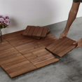 thumbnail image 5 of Alden Design 11pcs Indoor & Outdoor Wood Flooring Tiles for Patio Garden, 12" x 12", 5 of 9