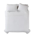 thumbnail image 1 of Mainstays Clipped Jacquard Stripe Quilt Set, 1 of 3
