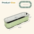 thumbnail image 3 of Aoodor Jardinière Surélevée Galvanisée Auto-Arrosante de 47,2 Po avec Drainage - Vert, 3 of 8
