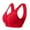 Red, variant on Ailaofu Bras for Older Women No Underwire Full Coverage Senior Padded Bra Solid Front Closure Push Up Cotton Bralettes