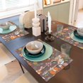 thumbnail image 6 of Placemats Set of 4 / 6, Cute Little Fox Placemats for Dining Table Indoor/Outdoors Heat Resistant Washable Placemats 18" x 12", 6 of 8