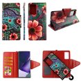 thumbnail image 1 of Green Paisley Case for Samsung Galaxy Note 20 Magnetic Detachable Pu Leather Wallet Cover Flap Closure and Snap-on Book Style Cases Card Holders Wrist Strap 2 in 1 Folio, 1 of 3