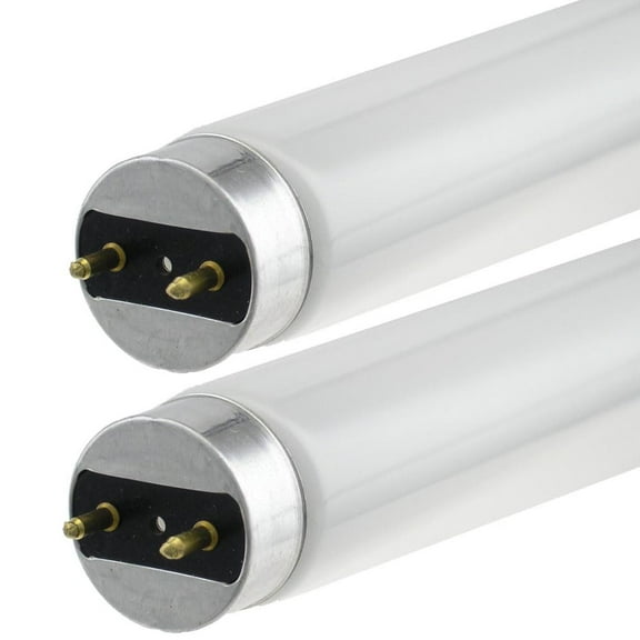 Industrial Performance Replacement for DLU Lighting F28T8/850/ECO, 5000K Color Temperature, T8 Fluorescent Tube Light Bulbs (2 Pack)