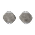 thumbnail image 3 of Matsuzay Cepillo de limpieza Baño Lavavajillas Depurador de silicona Hogar Antiarañazos Fregado Colgando Estropajo Gris Gris 2Conjunto, 3 of 6