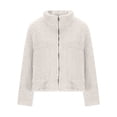 thumbnail image 4 of Veste pour Femmes, Chandail à Manches Longues Couleur Unie, Pulls pour Femmes, 4 of 6