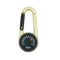 thumbnail image 2 of Outdoor Small Compasses Carabiner Double Side Compasses Thermometers Quick Release Mountaineering Hiking Backpack Buckles, 2 of 7