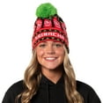 thumbnail image 3 of Sriracha Hot Chili Sauce Holiday Sriracha Bottle Winter Warm Graphic Knit Rib Knit Pom Pom Cuffed Beanie Cap Hat For Men, 3 of 8