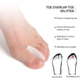thumbnail image 4 of Separador de dedos de silicona Ndcxsfigh Hallux Valgus Corrector M, 4 of 9