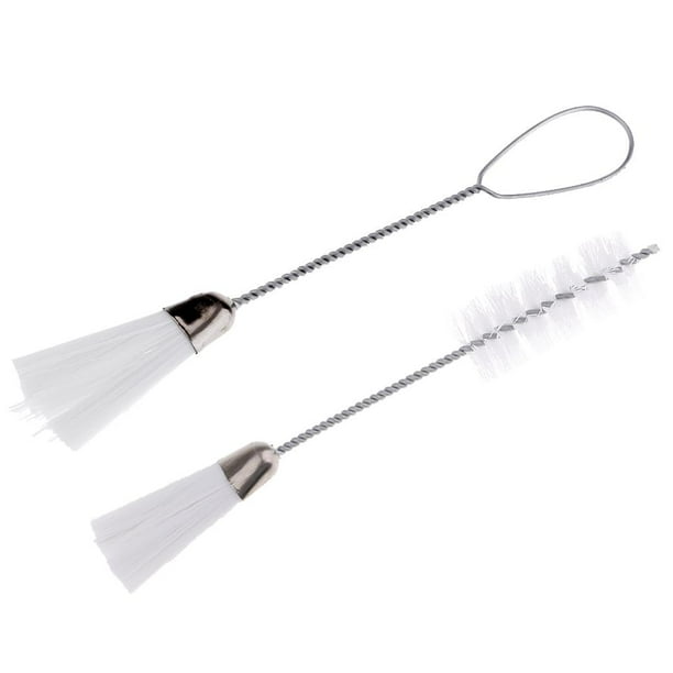 Set de 2 piezas de cepillo de limpieza de de coser de doble extremo de herramientas de limpieza de cepillo de pelusa perfecl Cepillo de limpieza de la máquina de coser