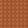thumbnail image 1 of Ahgly Company Machine Washable Indoor Square Transitional Orange Area Rugs, 6' Square, 1 of 7