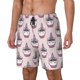 thumbnail image 1 of Balery Cute Cupcake Bañador para hombre, shorts de playa de secado rápido con entrepierna y forro de compresión-XX-Large, 1 of 6