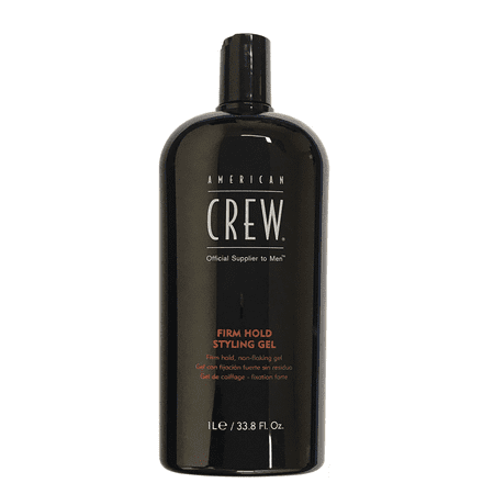 American Crew Firm Hold Styling Gel 33.8 Oz, Non-Flaking (Best Holding Gel For Natural African American Hair)