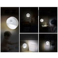 thumbnail image 2 of Luz nocturna con sensor de movimiento para interiores - Bombillas LED que inducen el sueño - Perfectas para baños, armarios, escaleras y más, 2 of 4