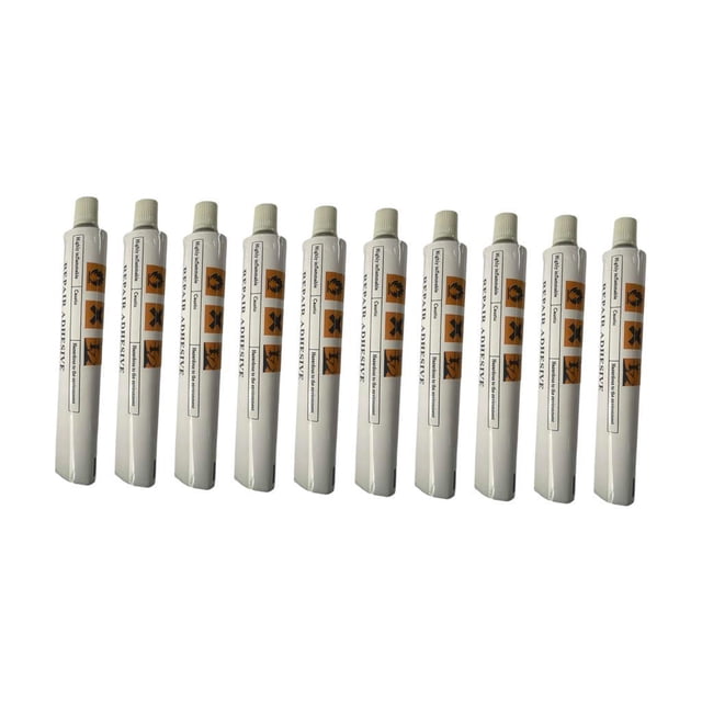 Paquete de 10 Tubos de Pasta de Dientes de Aluminio Vacíos, Rellenables Y Exprimibles de 30 Ml.