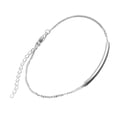 thumbnail image 1 of Tobillera de mujer Minnieouse Adorno de tobillo Cadena de tobillos para decoración de vestido Plata, 1 of 6