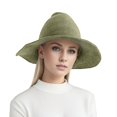 thumbnail image 3 of LILIYA Halloween Witch Hat for Women Wide Brim Foldable Halloween Wool Hats for Dress Up Party Performance Cosplay Costume Accessory 2026, 3 of 7