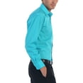 thumbnail image 4 of Gioberti Men's Long Sleeve Solid Dress Shirt, 4 of 5