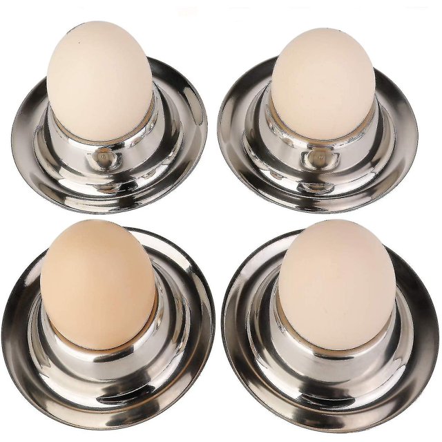 Juego de soporte para huevos de acero inoxidable, soporte para huevos pasados por agua, vajilla, herramientas de cocina