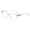 Transparent Silver, variant on Hennt Classic Non-prescription Clear Lens Eyeglasses for Men andWomen Thick Square Frame Eyewear wuhaoyueshangmao