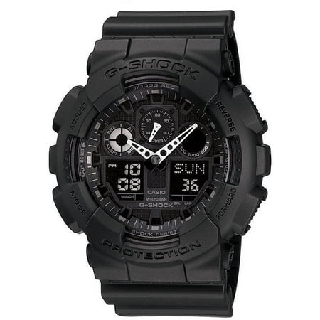 GA100-1A1 G-Shock X-Large Black Ana / Digi Dial Resin Strap Men Watch (Best Black Dial Watches)