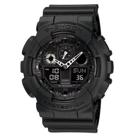 Casio GA100-1A1 G-Shock X-Large Black Ana / Digi Dial Resin Strap Men Watch NEW