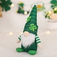 thumbnail image 4 of 1PC St Patricks Day Gnomes Decorations Handmade Gnome Plush Doll Ornaments with Lucky Shamrock Gnome Ornament Home Decorations G1, 4 of 4