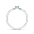 thumbnail image 2 of Angara Natural 0.4 Ct. Aquamarine Solitaire Ring in 14K White Gold for Women (Ring Size: 7), 2 of 10