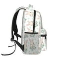 thumbnail image 3 of Fotbe Rabbit And Flower Pattern Casual Backpack for School, Travel, and Outdoor Activities - Durable, Lightweight, and Comfortable, 3 of 5