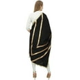 thumbnail image 3 of Phagun Indian Women's Designer Chunni Cotton Dupatta Ethnic Stole Scarves-Black, 3 of 5