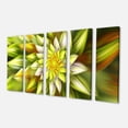 thumbnail image 1 of Designart - Énorme Fleur Fractale Jaune - Imprimé d'Art sur Toile Floral, 1 of 1