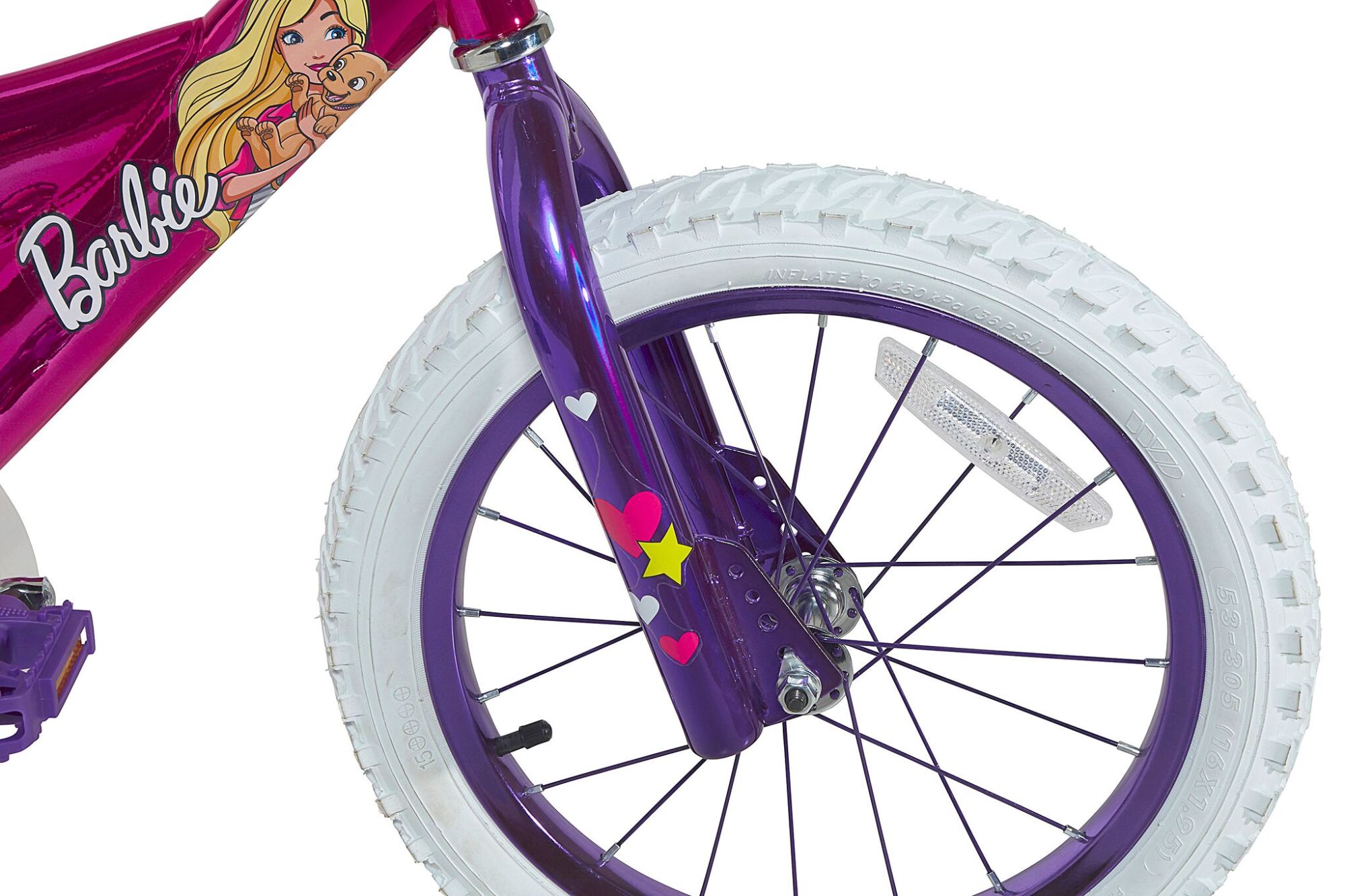 Dynacraft Barbie 16-inch  BMX Bike for Age 5-7 Years - image 4 of 10