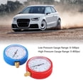 thumbnail image 1 of aqxreight Air Conditioner Pressure Gauge, Pair of Air Conditioner R410A R134A R22 Refrigerant High and Low Pressure Gauge Set Kit, 1 of 7